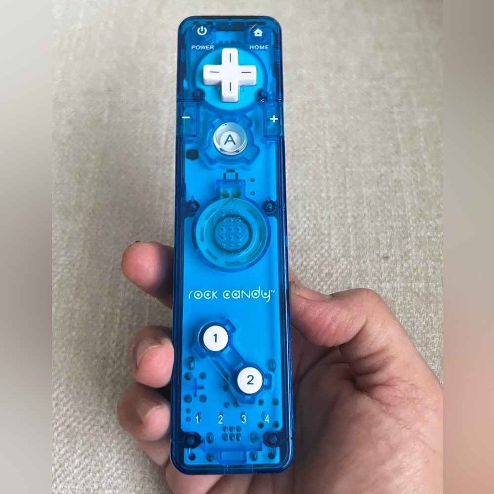 Rock & Candy Transparent Blue Controller - Picture 2 of 4